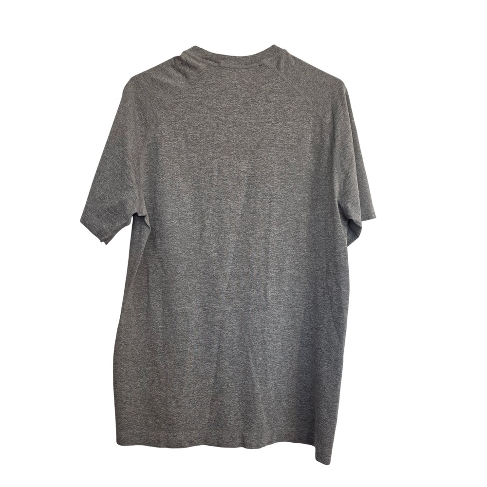 Fabletics Heathered Gray Short Sleeve Athletic T Shirt Mens Size Medium